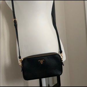 Prada Saffiano Camera Crossbody Bag